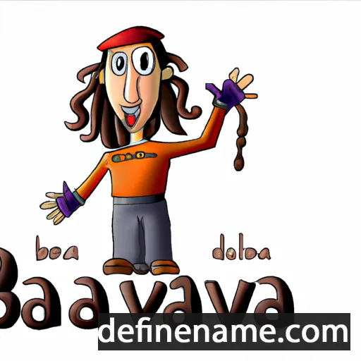 cartoon of the name Bàlvara