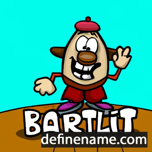 cartoon of the name Bàrtolu