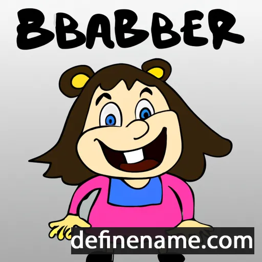 cartoon of the name Bärbelchen