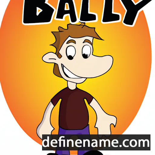 cartoon of the name Baily