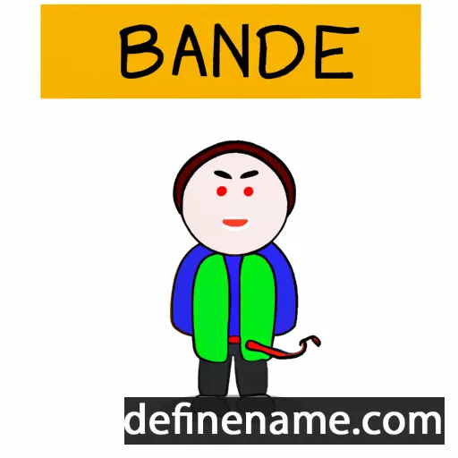 cartoon of the name Baimadajie