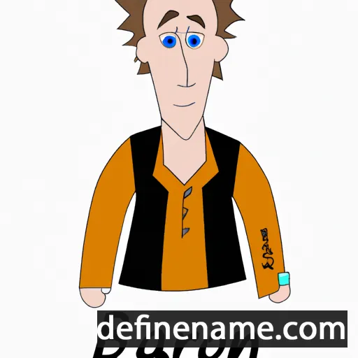 cartoon of the name Bairon