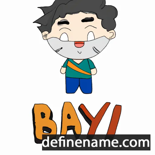 cartoon of the name Baiyu