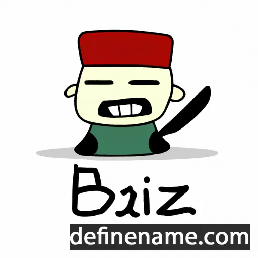 cartoon of the name Baizhu