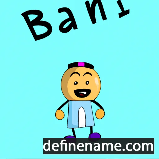 cartoon of the name Baján