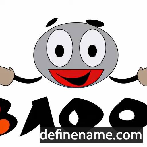 cartoon of the name Bajo