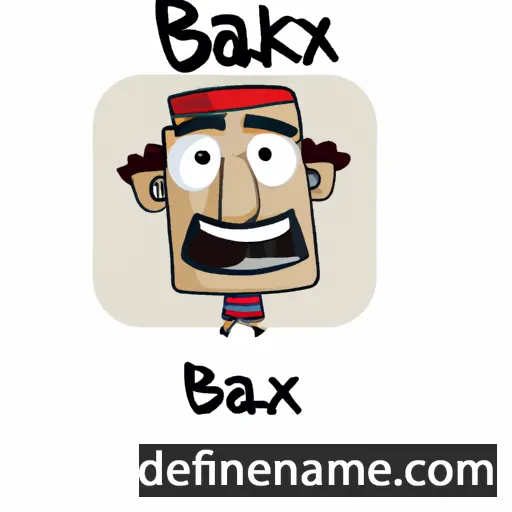 cartoon of the name Bakartxo