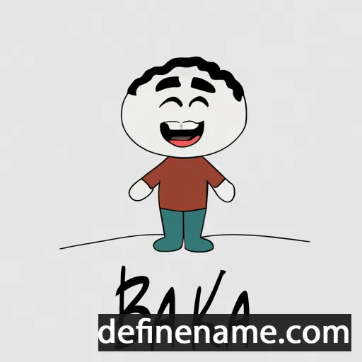 cartoon of the name Baku