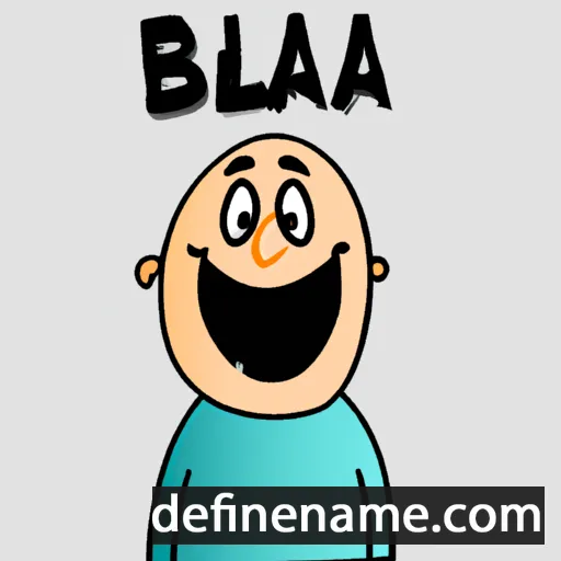 cartoon of the name Bala