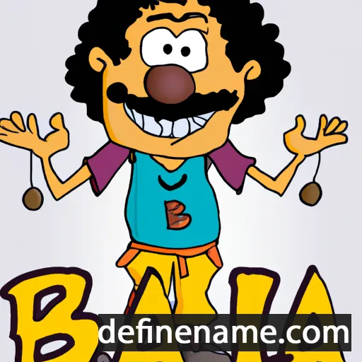 cartoon of the name Bala