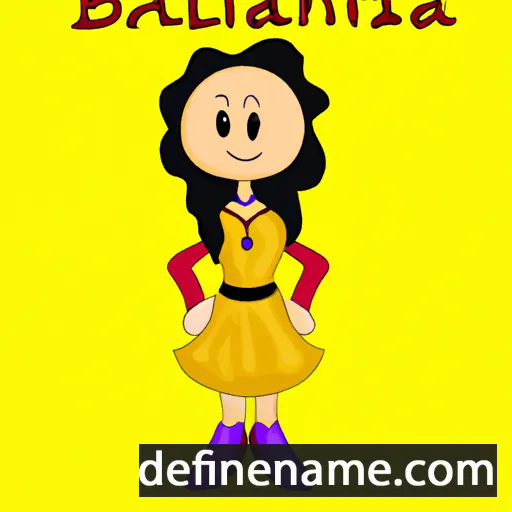 cartoon of the name Balantina