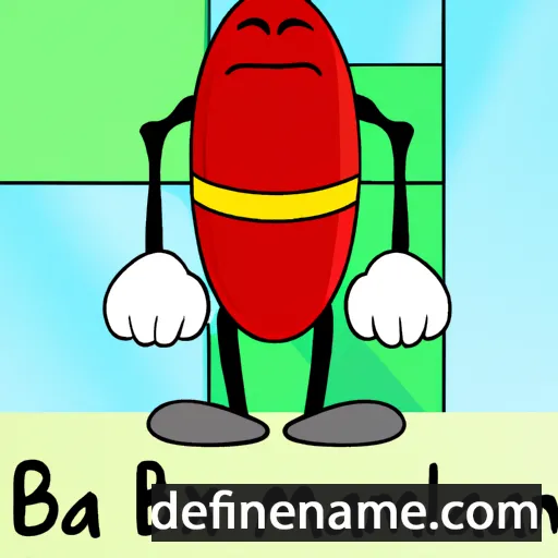 cartoon of the name Balaxanim