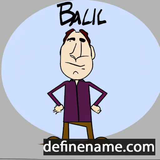 cartoon of the name Balbin