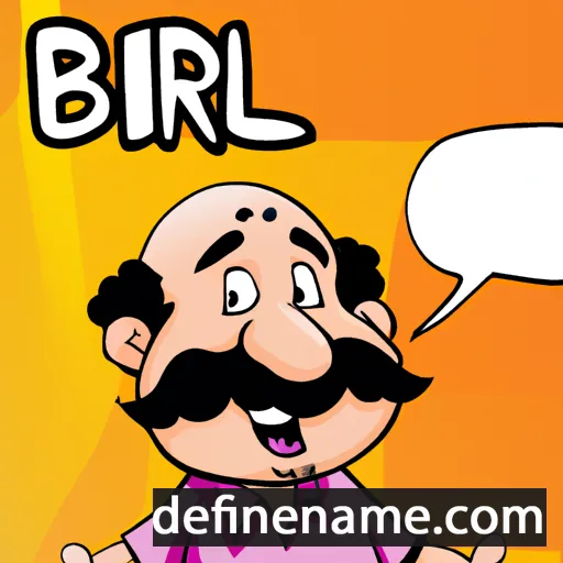 cartoon of the name Balbir