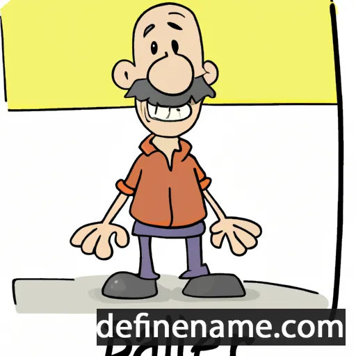 cartoon of the name Balcer