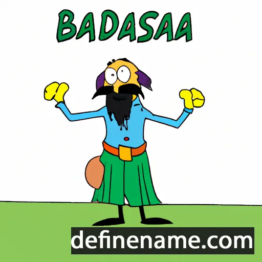 cartoon of the name Baldassarru