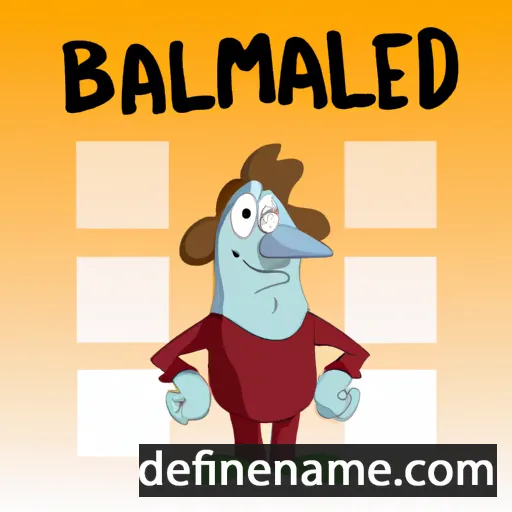 cartoon of the name Baldemar