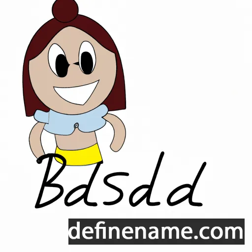 cartoon of the name Baldesca