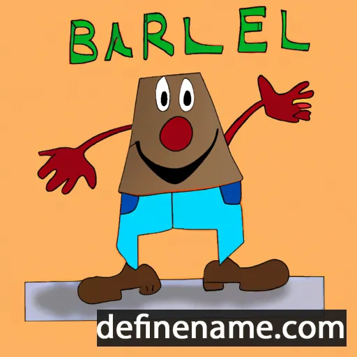 cartoon of the name Balèriu