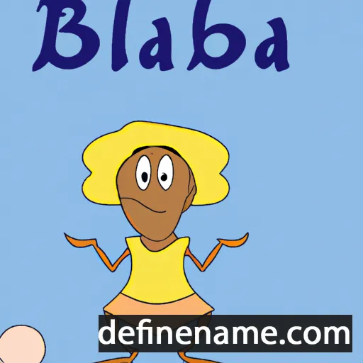 cartoon of the name Baleba