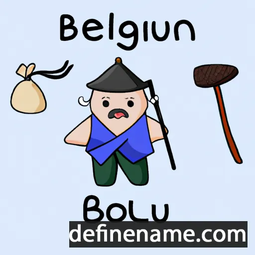 cartoon of the name Balgeun