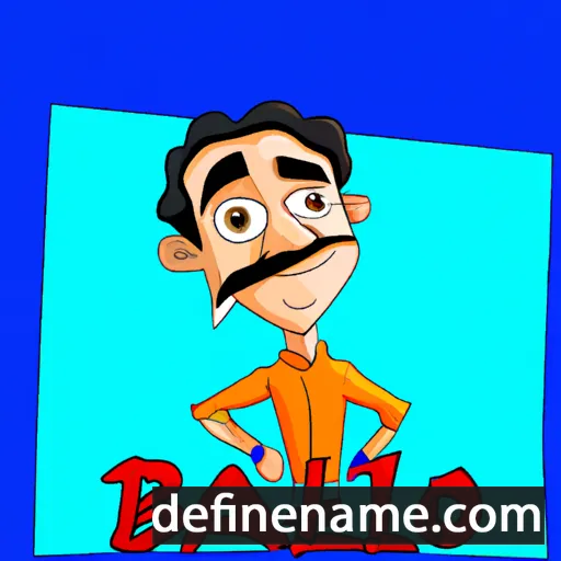 cartoon of the name Baliano