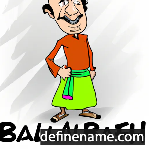 cartoon of the name Ballabh