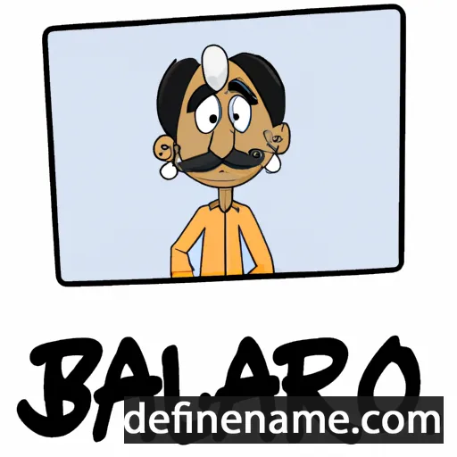 cartoon of the name Balraj