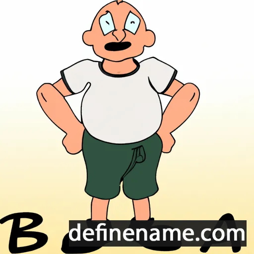 cartoon of the name Balša