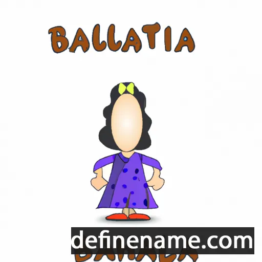 cartoon of the name Baltarmia