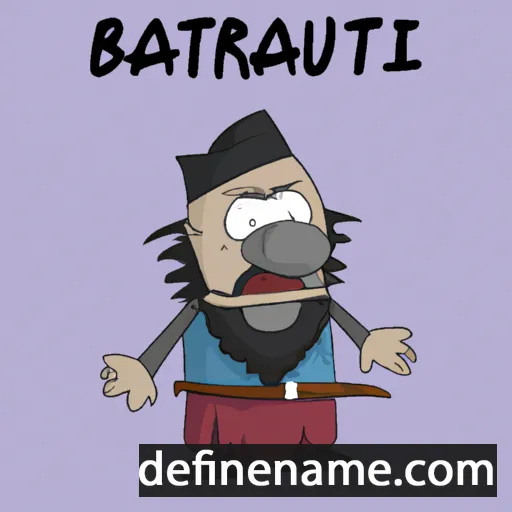 cartoon of the name Baltassarru