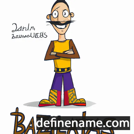 cartoon of the name Baltazaras