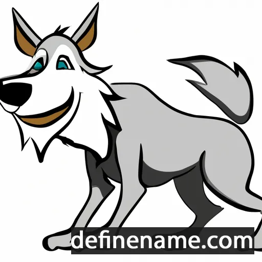 cartoon of the name Balto