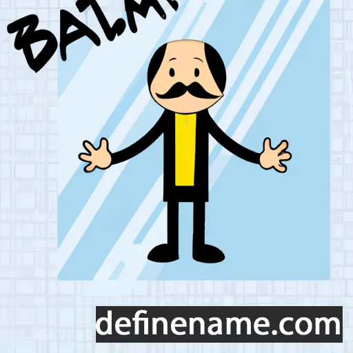 cartoon of the name Baltram