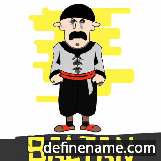 cartoon of the name Baltran