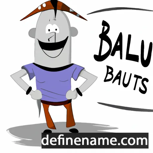 cartoon of the name Baltus