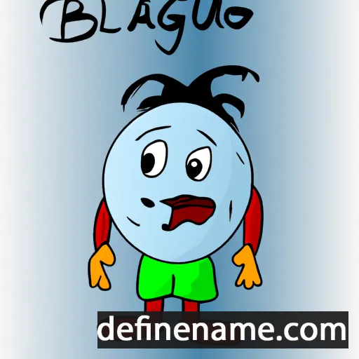 cartoon of the name Balugna