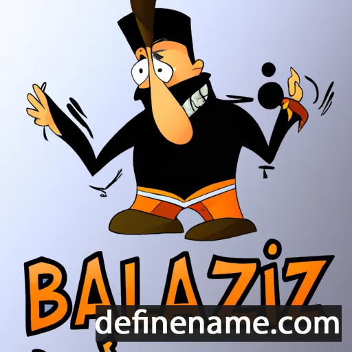 cartoon of the name Balzar