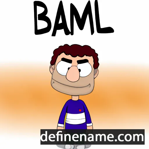 cartoon of the name Bamael