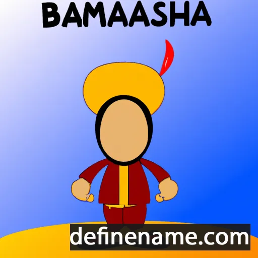 cartoon of the name Bamashri