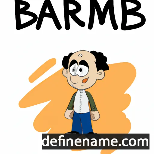 cartoon of the name Bamir