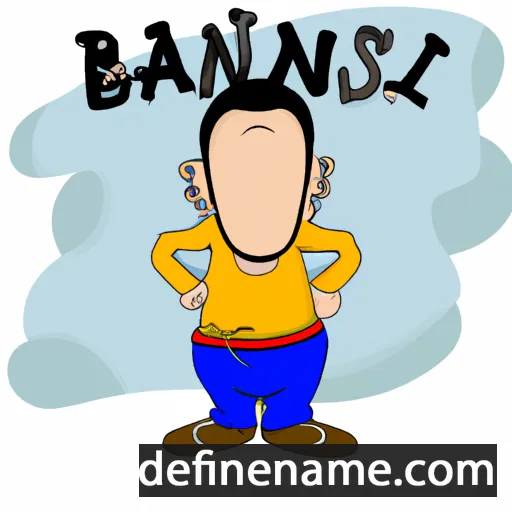 cartoon of the name Banafsaj