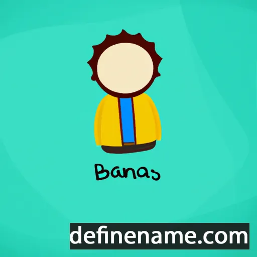 cartoon of the name Banaias