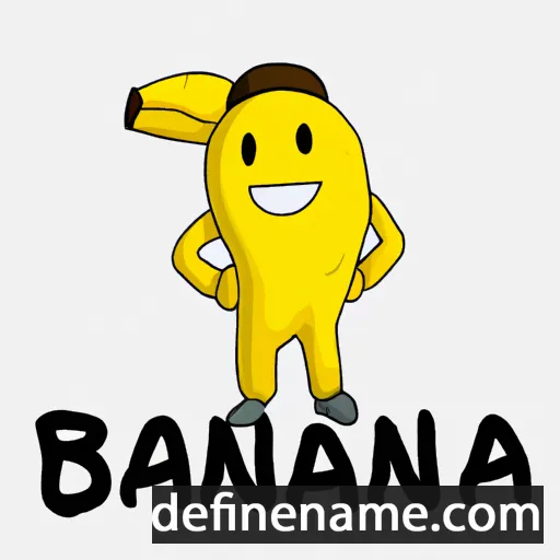 cartoon of the name Banang