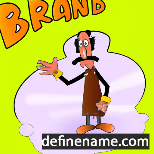 cartoon of the name Banard