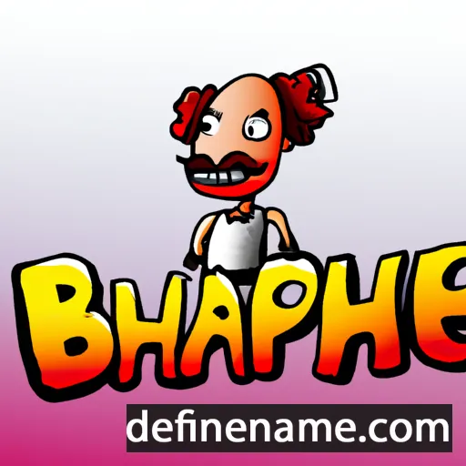 cartoon of the name Banchop