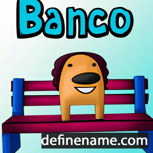 cartoon of the name Banco