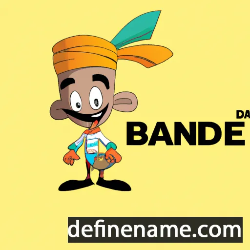 cartoon of the name Bandojé