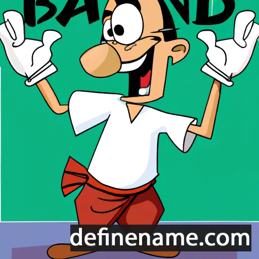 cartoon of the name Bandu