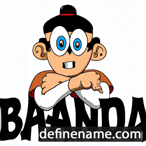 cartoon of the name Bangda